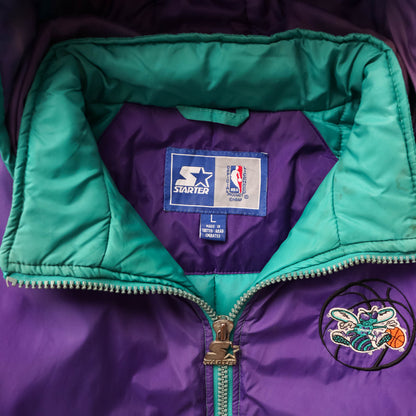 Charlotte Hornets NBA Starter Puffer Jacket - 90s (S)