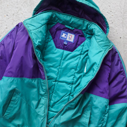 Charlotte Hornets NBA Starter Puffer Jacket - 90s (S)