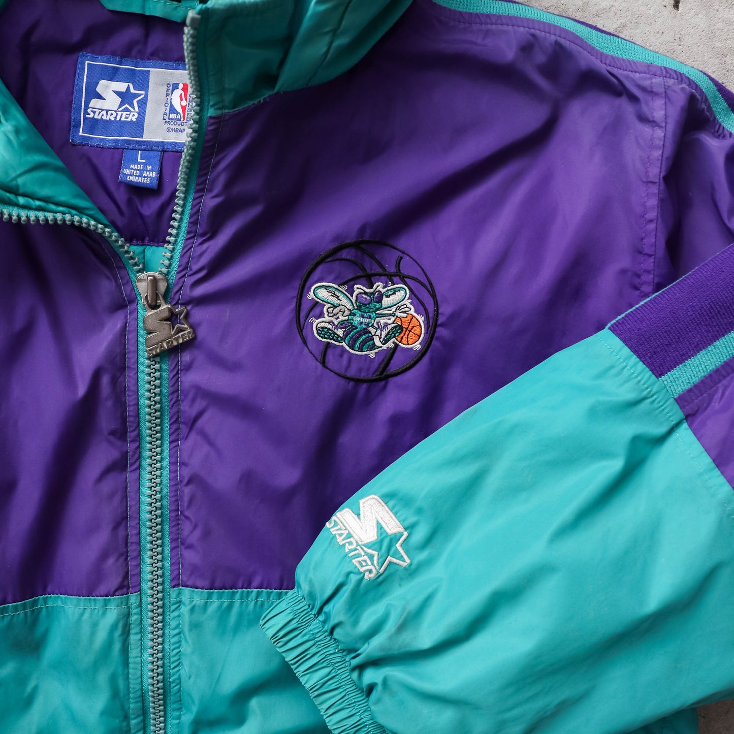 Charlotte Hornets NBA Starter Puffer Jacket - 90s (S)