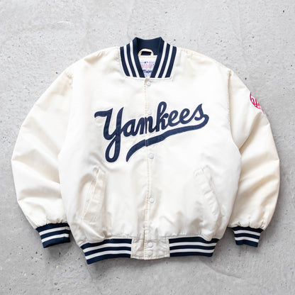 New York Yankees MLB Majestic Puffer Jacket - 90s (M)