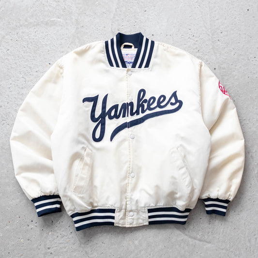 New York Yankees MLB Majestic Puffer Jacket - 90s (M)