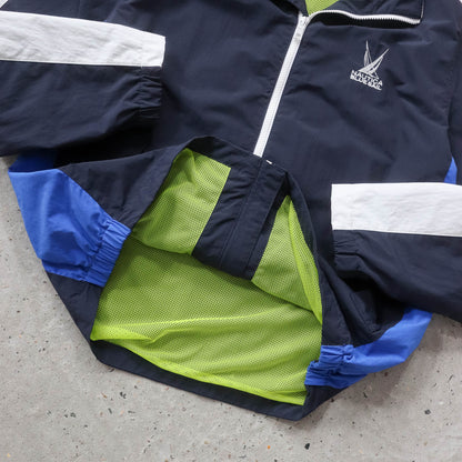 Nautica Blue Sail Windbreaker Jacket - 2000s (M)