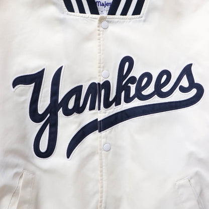 New York Yankees MLB Majestic Puffer Jacket - 90s (M)