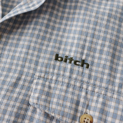Vintage 90s Bitch Skateboards Button Up Shirt - M