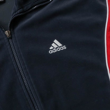 Adidas 3-Stripe Velour Track Jacket - 2000s (L)