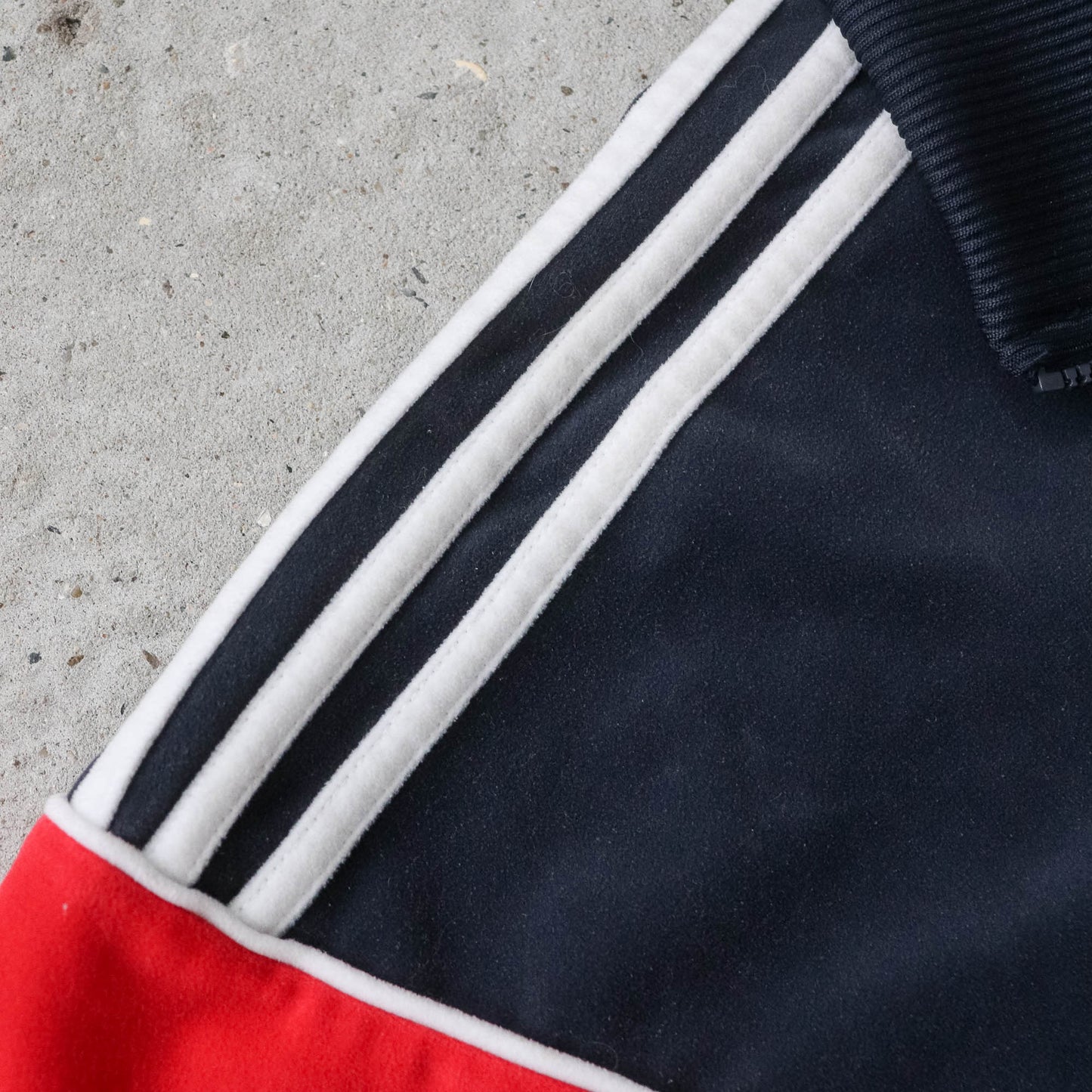 Adidas 3-Stripe Velour Track Jacket - 2000s (L)