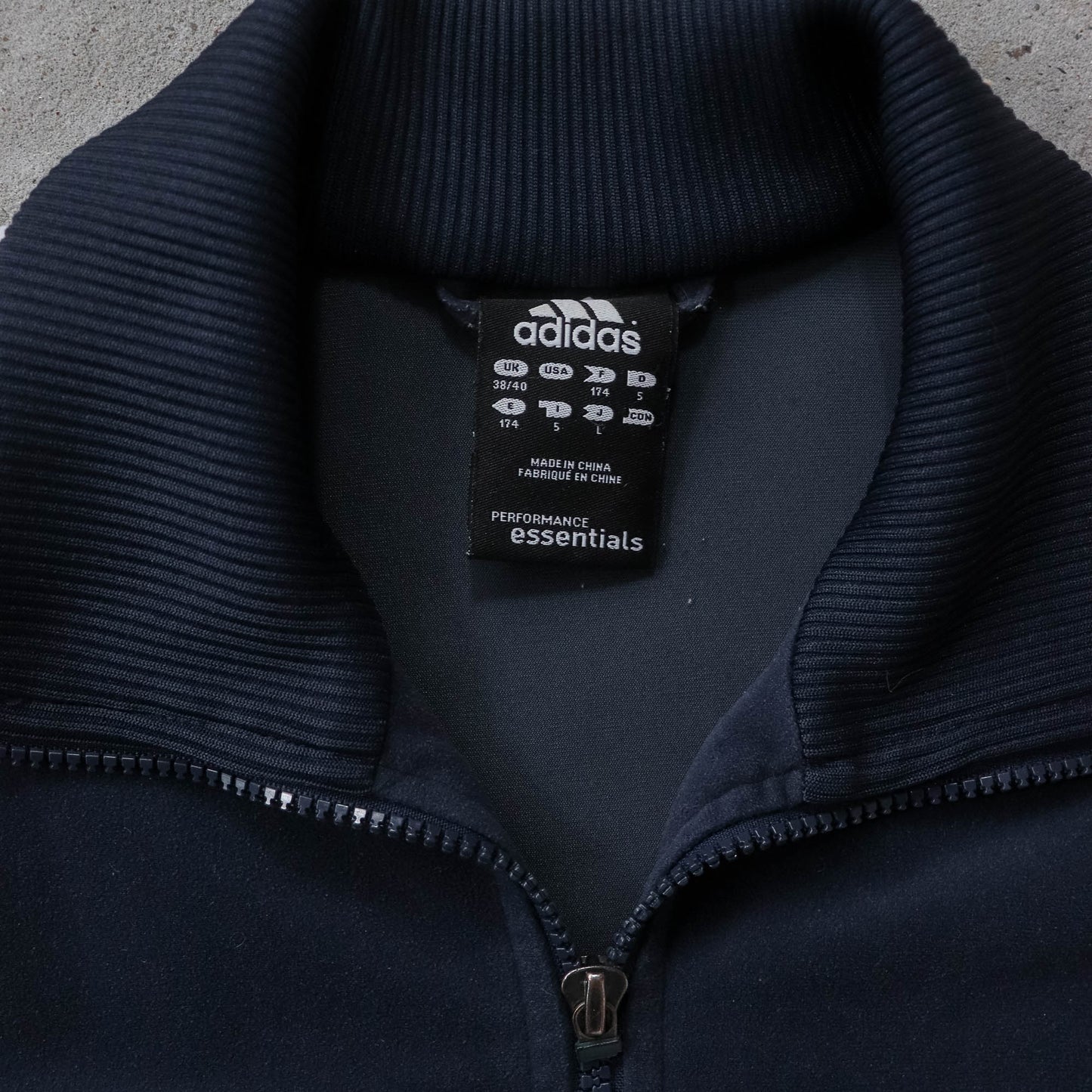Adidas 3-Stripe Velour Track Jacket - 2000s (L)