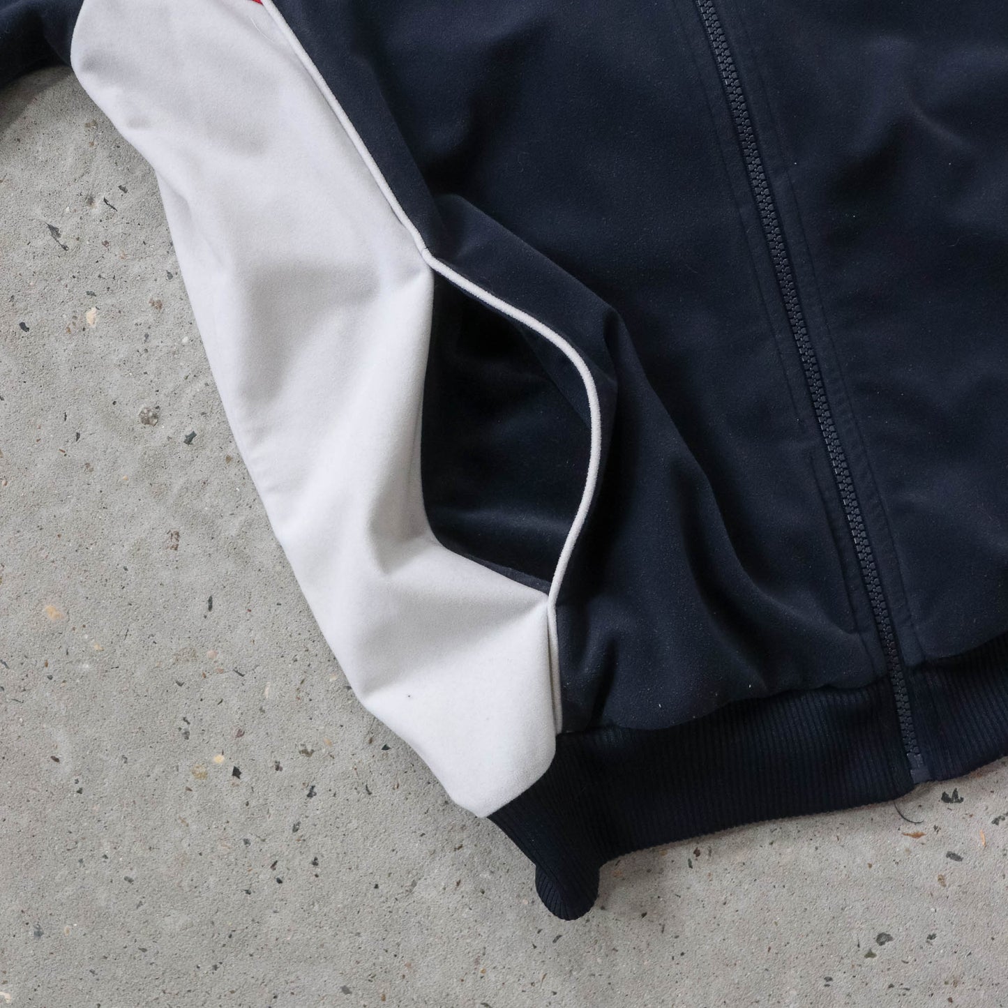 Adidas 3-Stripe Velour Track Jacket - 2000s (L)