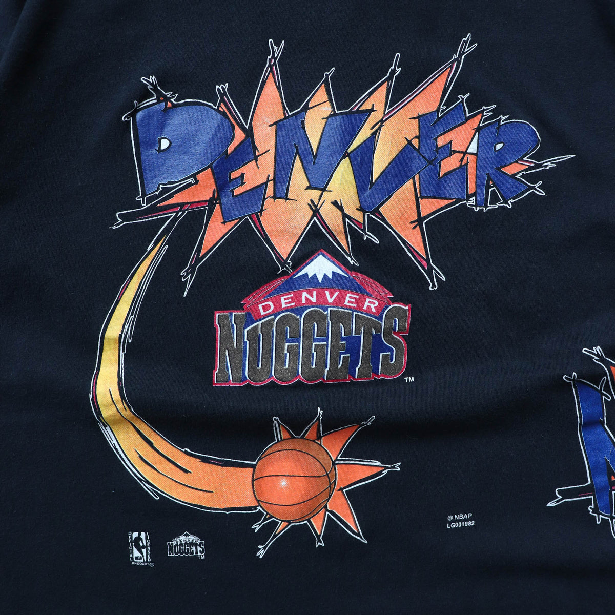 Denver Nuggets Wrap Around NBA Tee - 90s (XL)