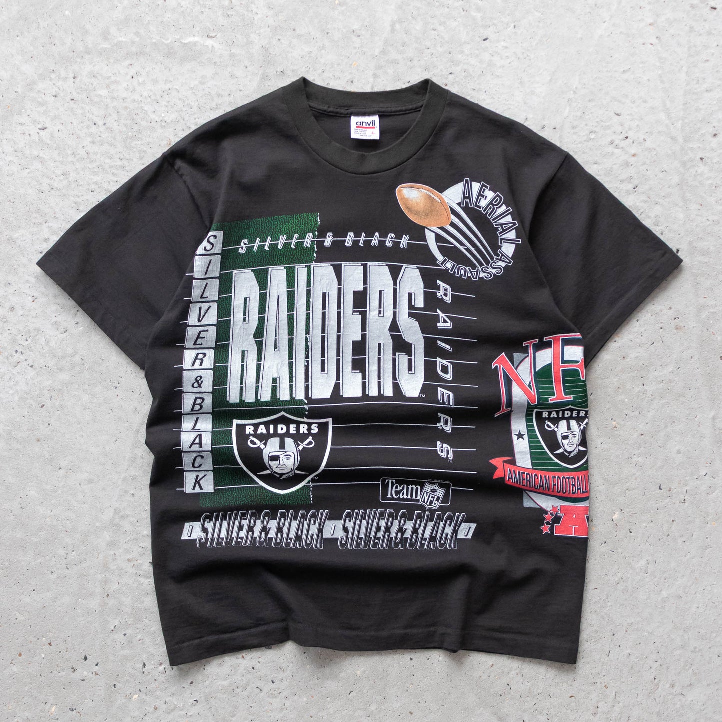 Oakland Raiders Salem AOP NFL Tee - 1992 (L)