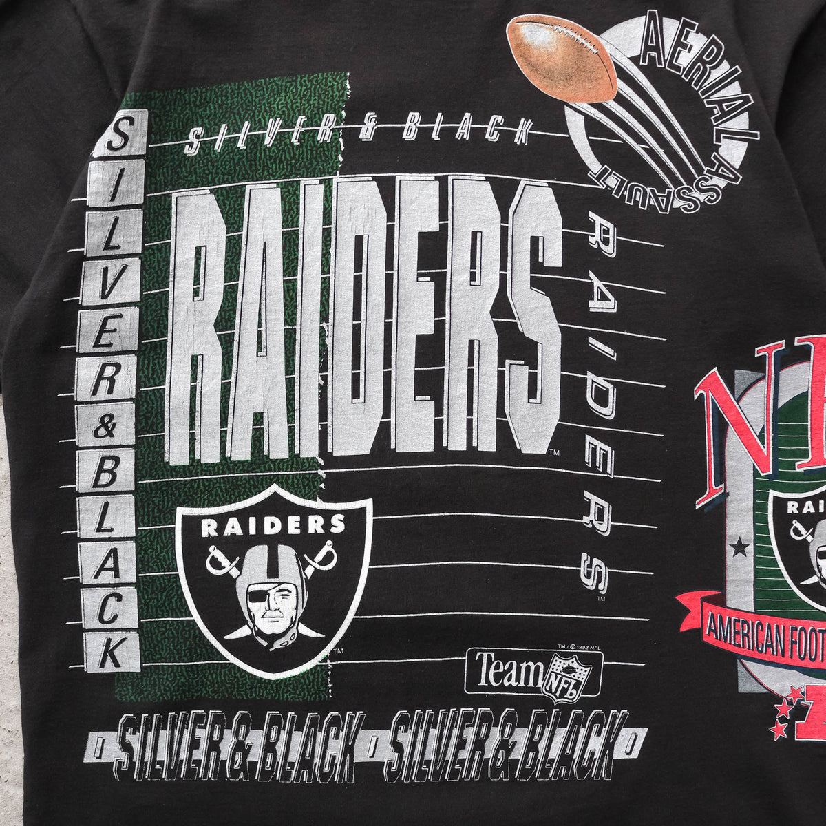 Oakland Raiders Salem AOP NFL Tee - 1992 (L)