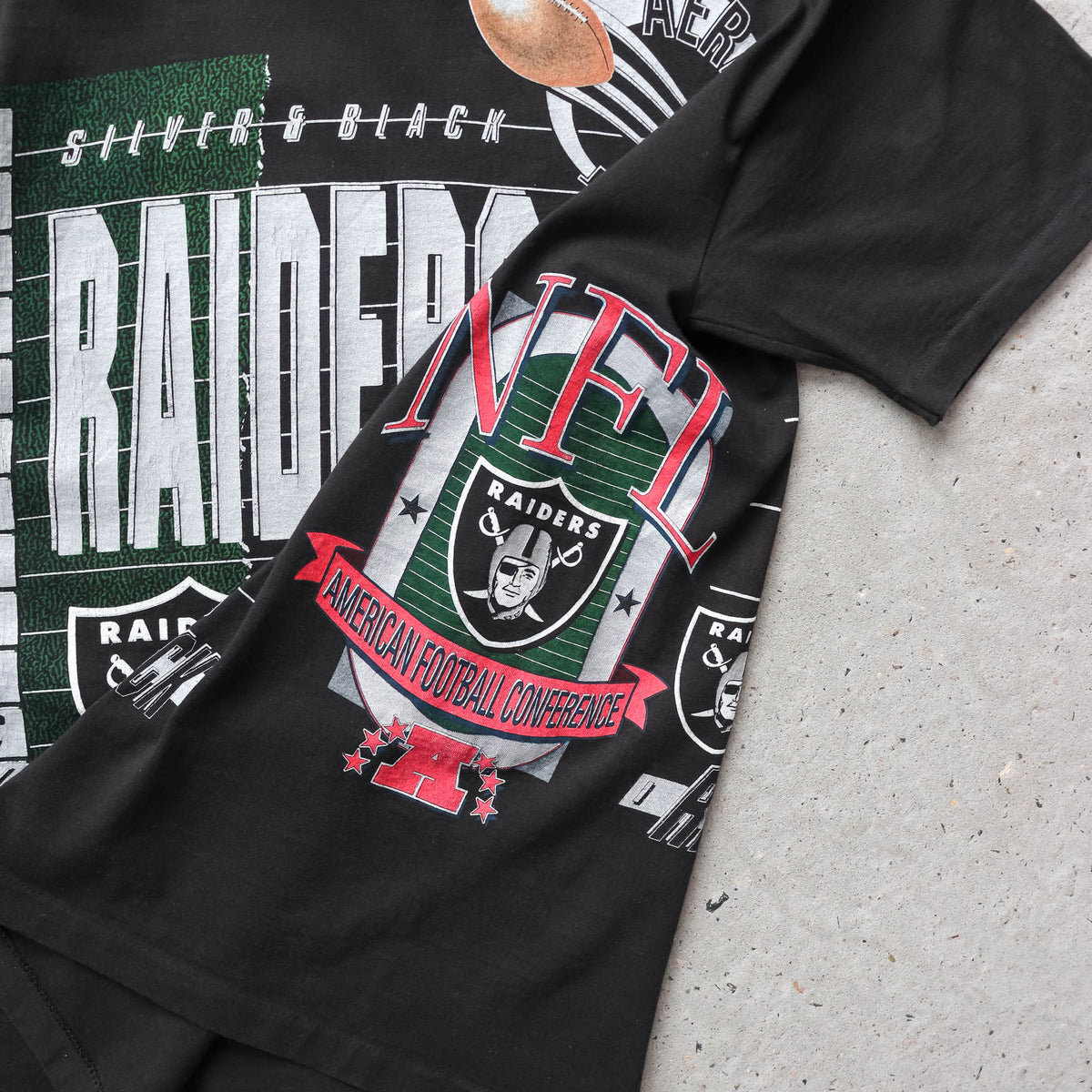 Oakland Raiders Salem AOP NFL Tee - 1992 (L)