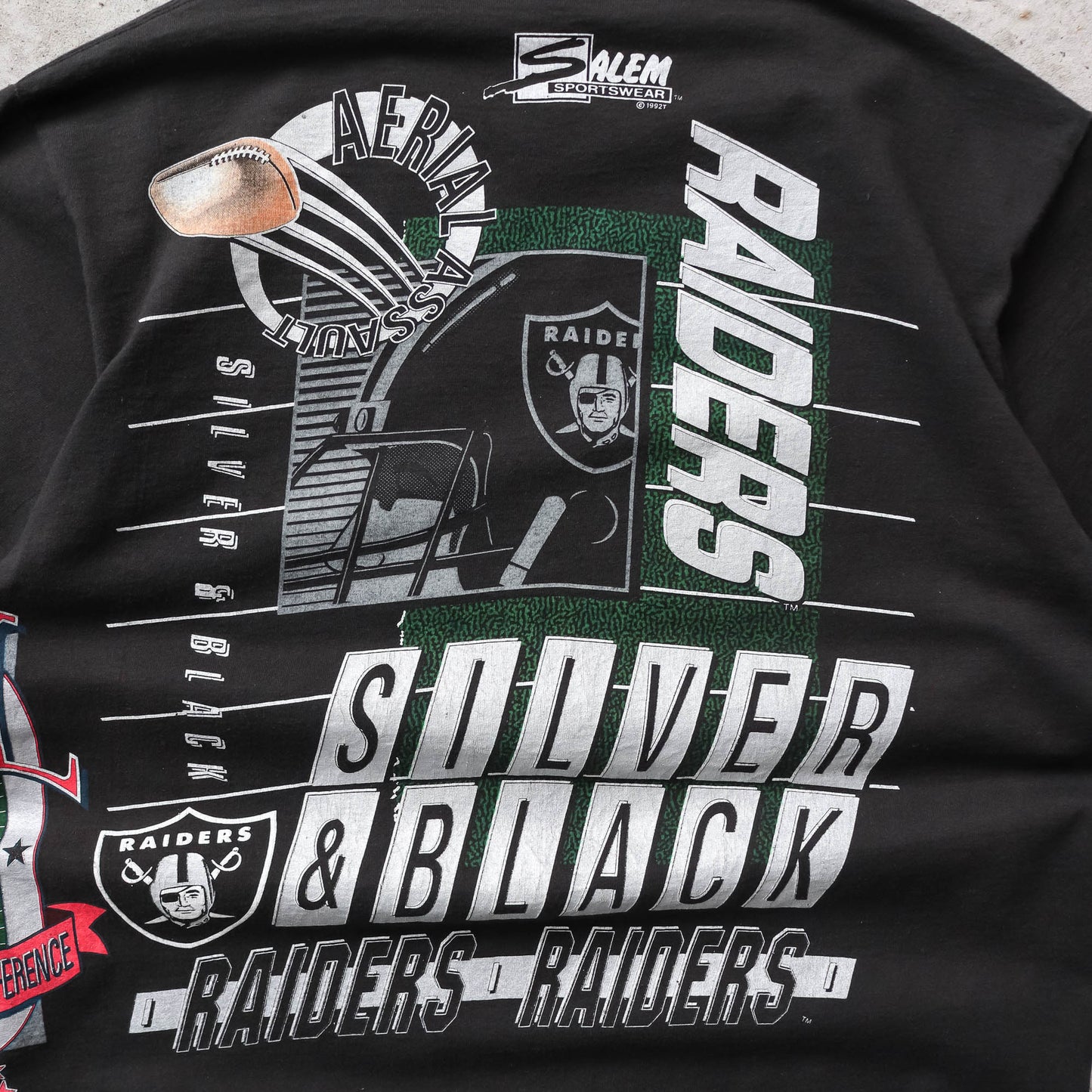 Oakland Raiders Salem AOP NFL Tee - 1992 (L)