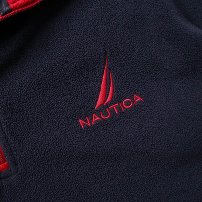 Nautica 1/4 Zip Fleece Pullover - 2000s (L)