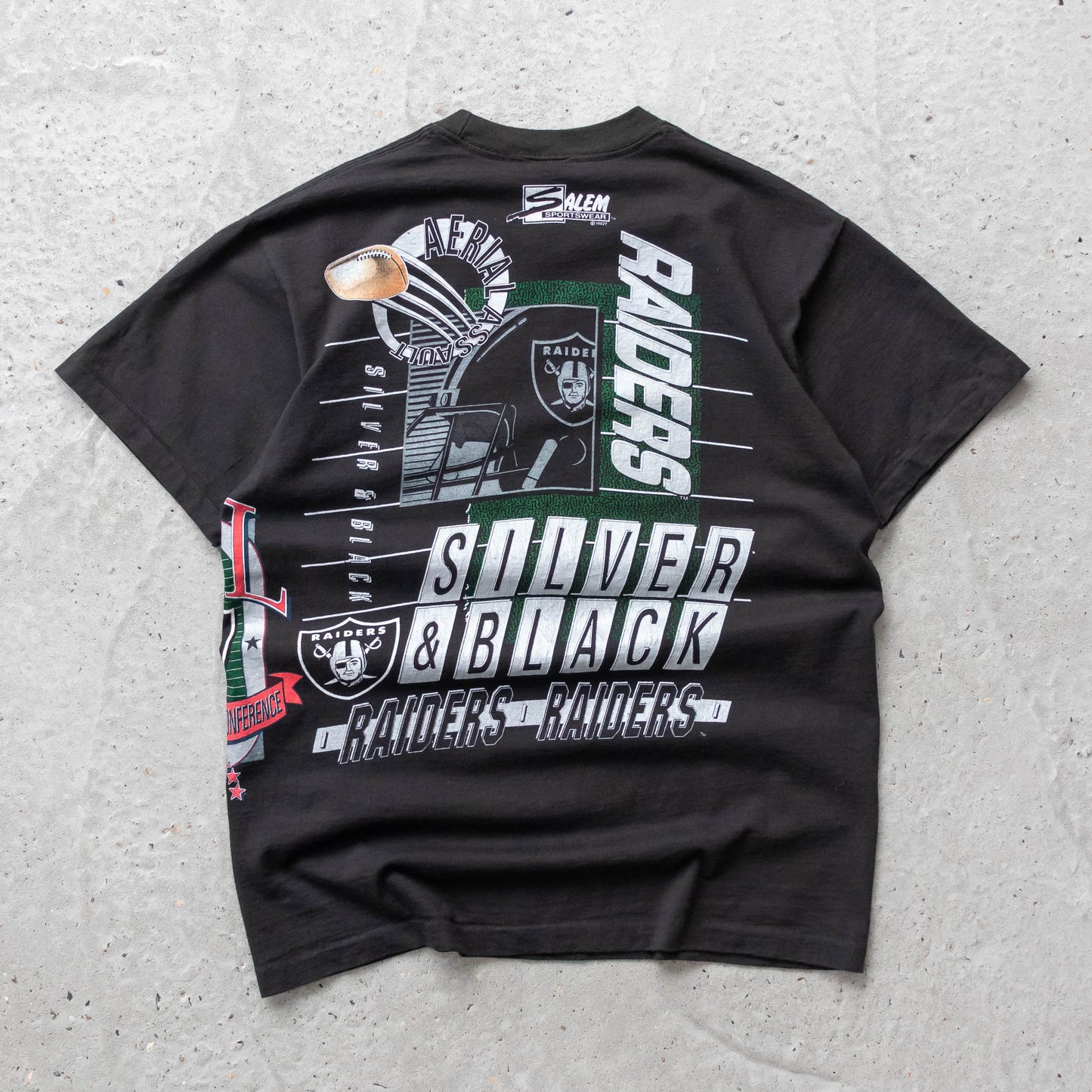Oakland Raiders Salem AOP NFL Tee - 1992 (L)