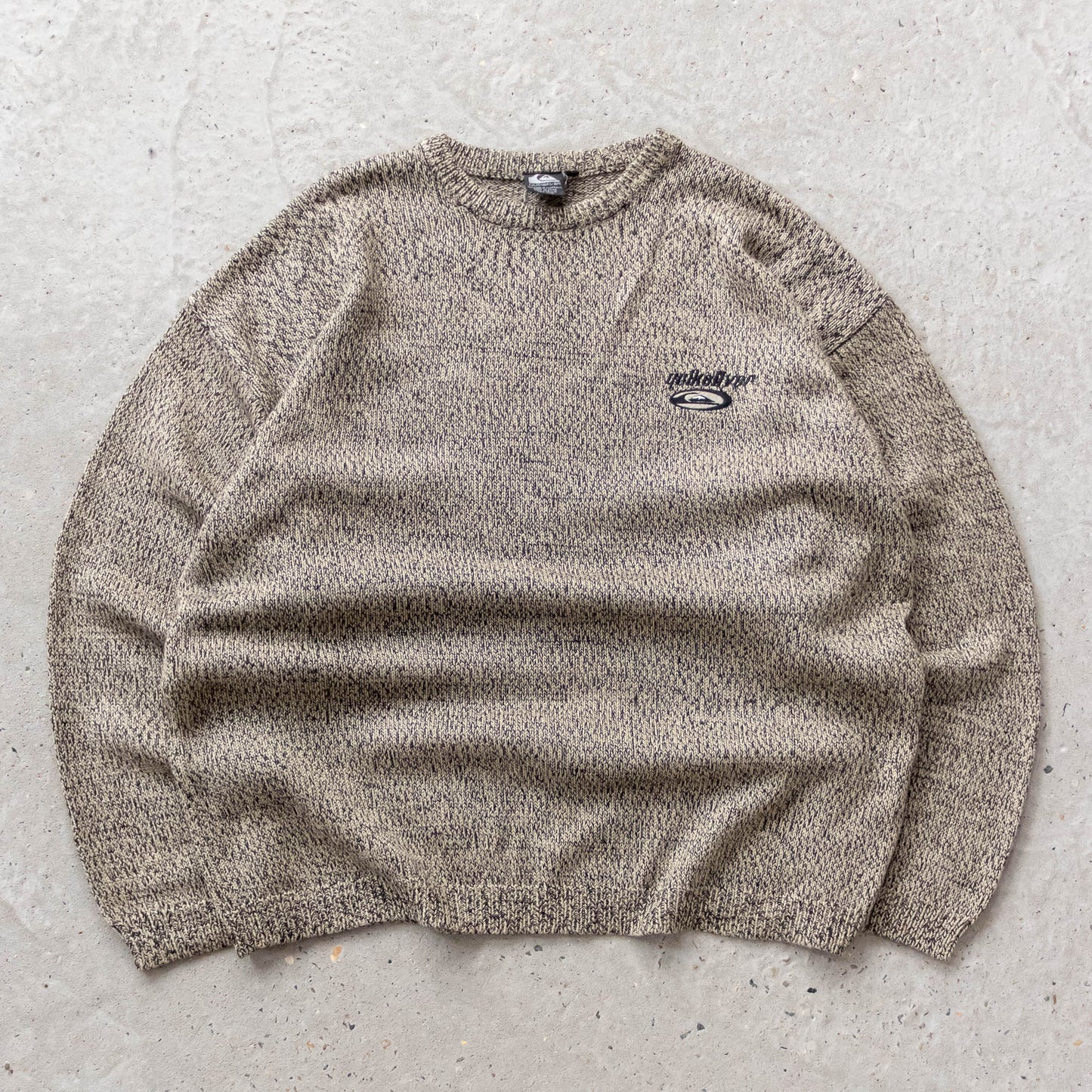 Quiksilver Embroidered Logo Knit Sweater - 90s (XL)