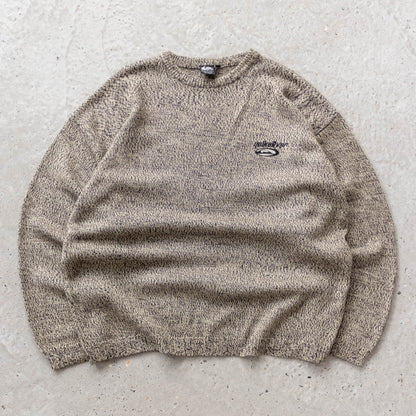 Quiksilver Embroidered Logo Knit Sweater - 90s (XL)