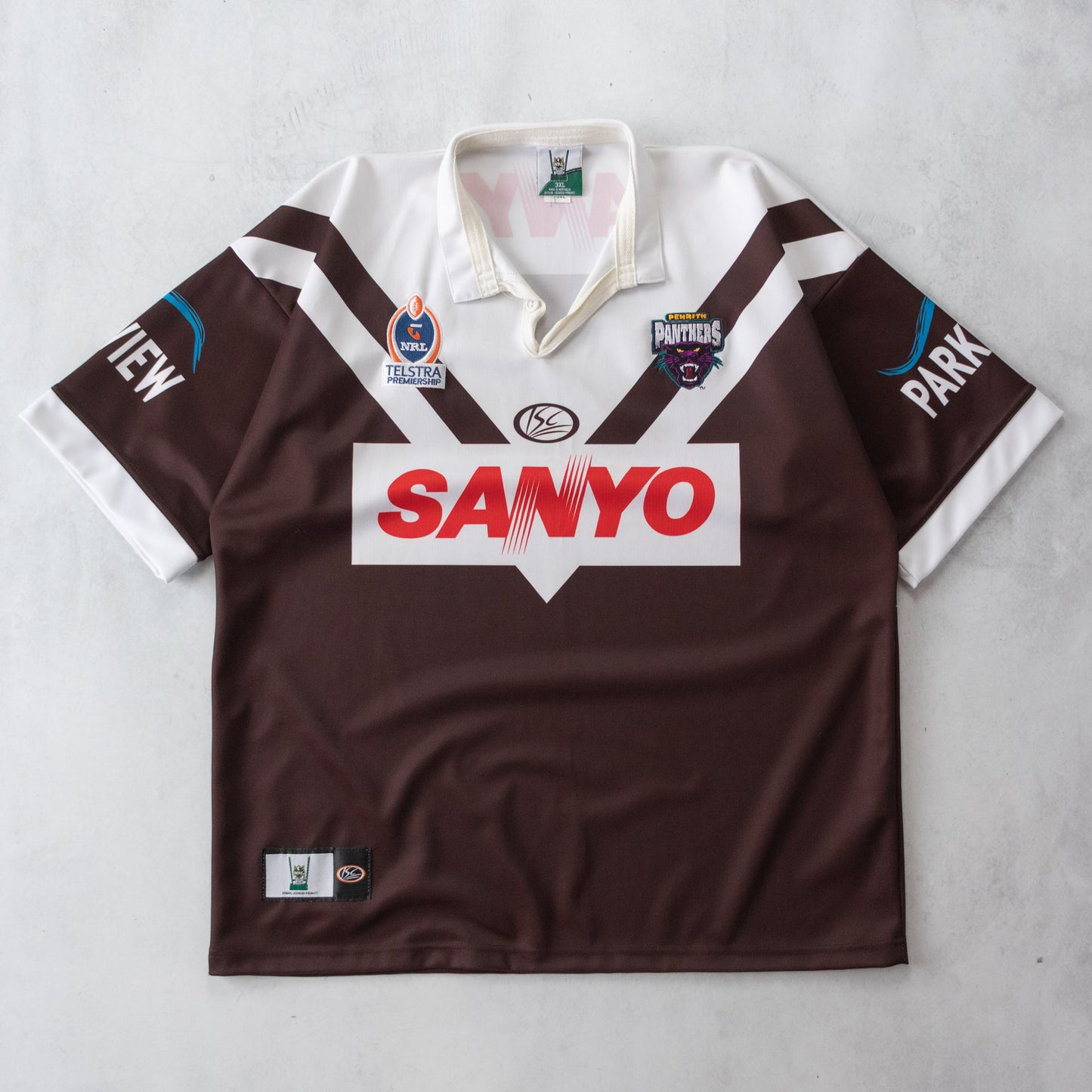 Vintage 2004 Penrith Panthers NRL ISC Rugby Jersey - 3XL