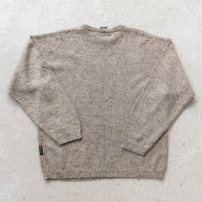 Quiksilver Embroidered Logo Knit Sweater - 90s (XL)