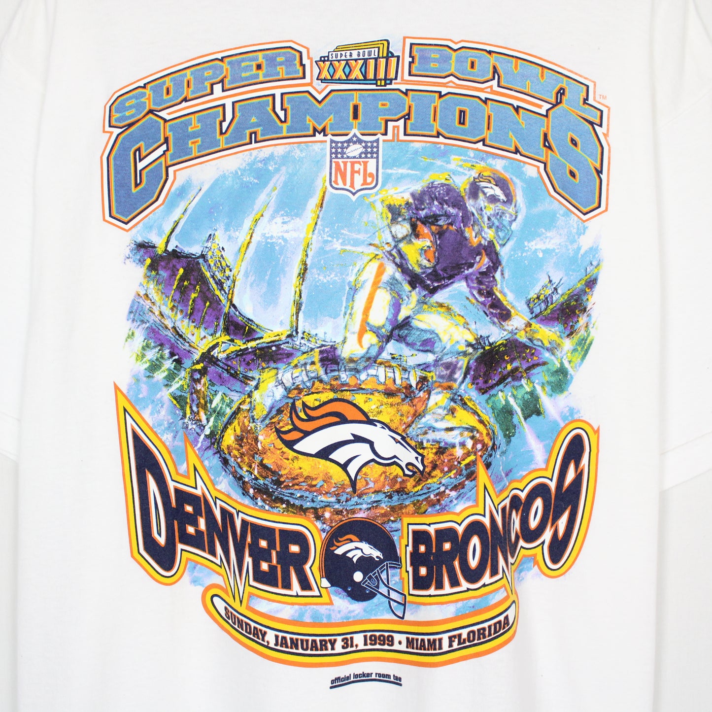 Vintage 1999 Denver Broncos NFL Tee - XL