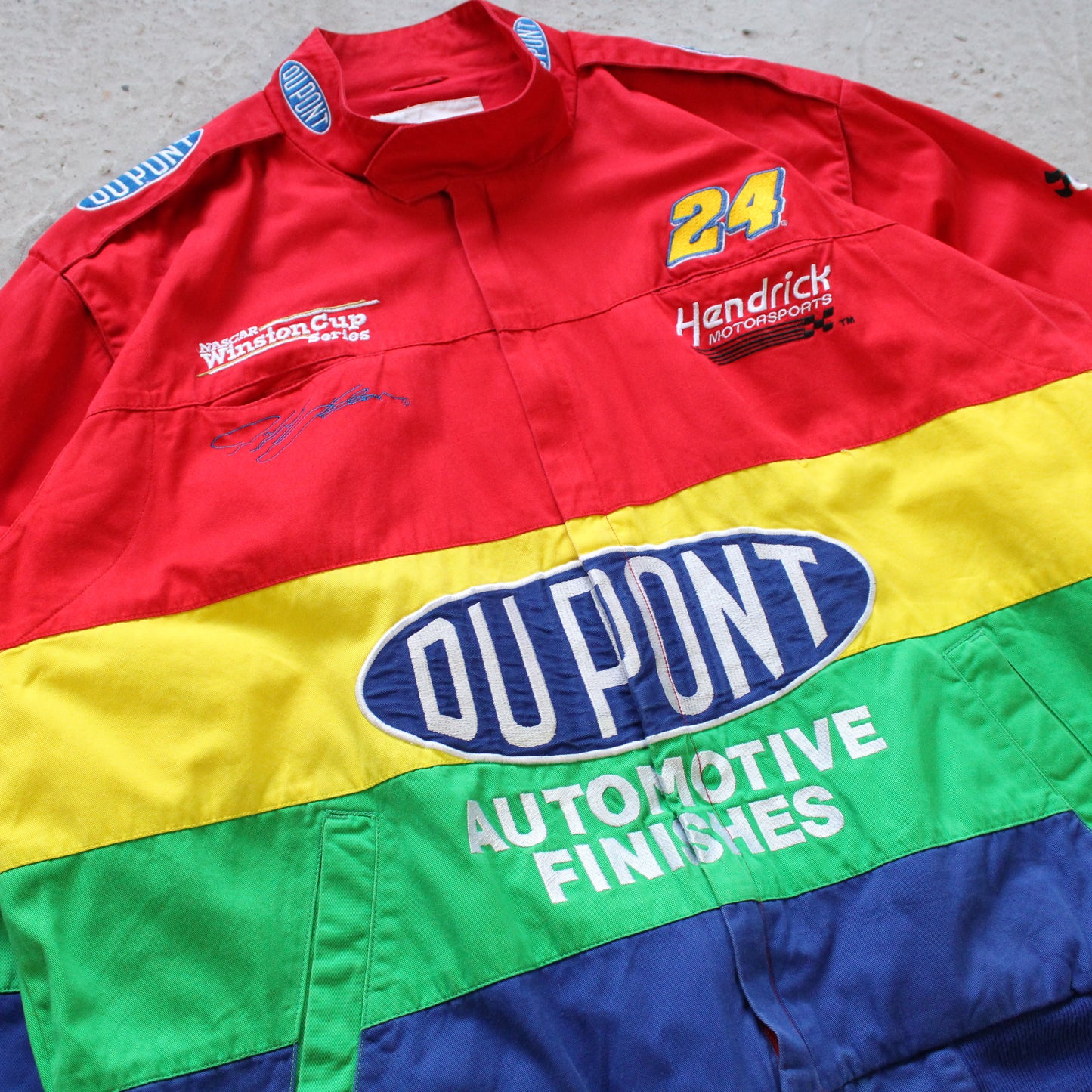 Vintage 90s Jeff Gordon NASCAR Racing Jacket - XL