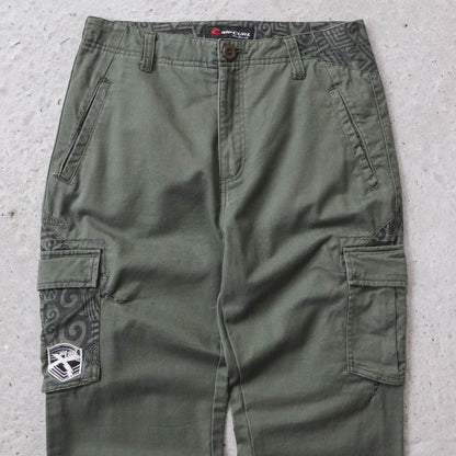 Rip Curl Embroidered Cargo Pants - 2000s (30x30)