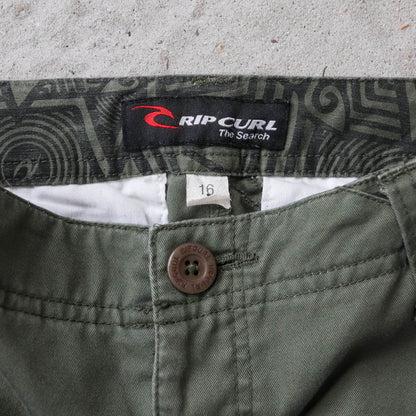 Rip Curl Embroidered Cargo Pants - 2000s (30x30)
