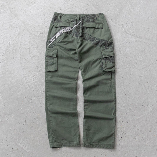 Rip Curl Embroidered Cargo Pants - 2000s (30x30)