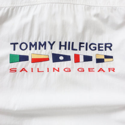 Tommy Hilfiger Sailing Gear Button Up Shirt - 90s (XL)