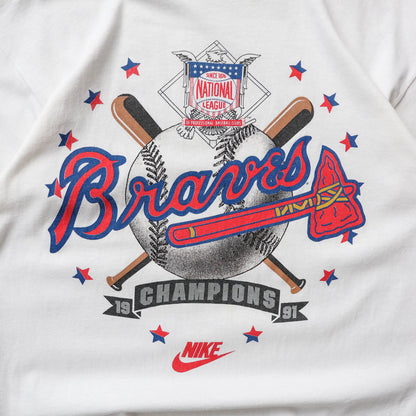 Nike Atlanta Braves MLB World Series Champions Tee - 1991 (L)