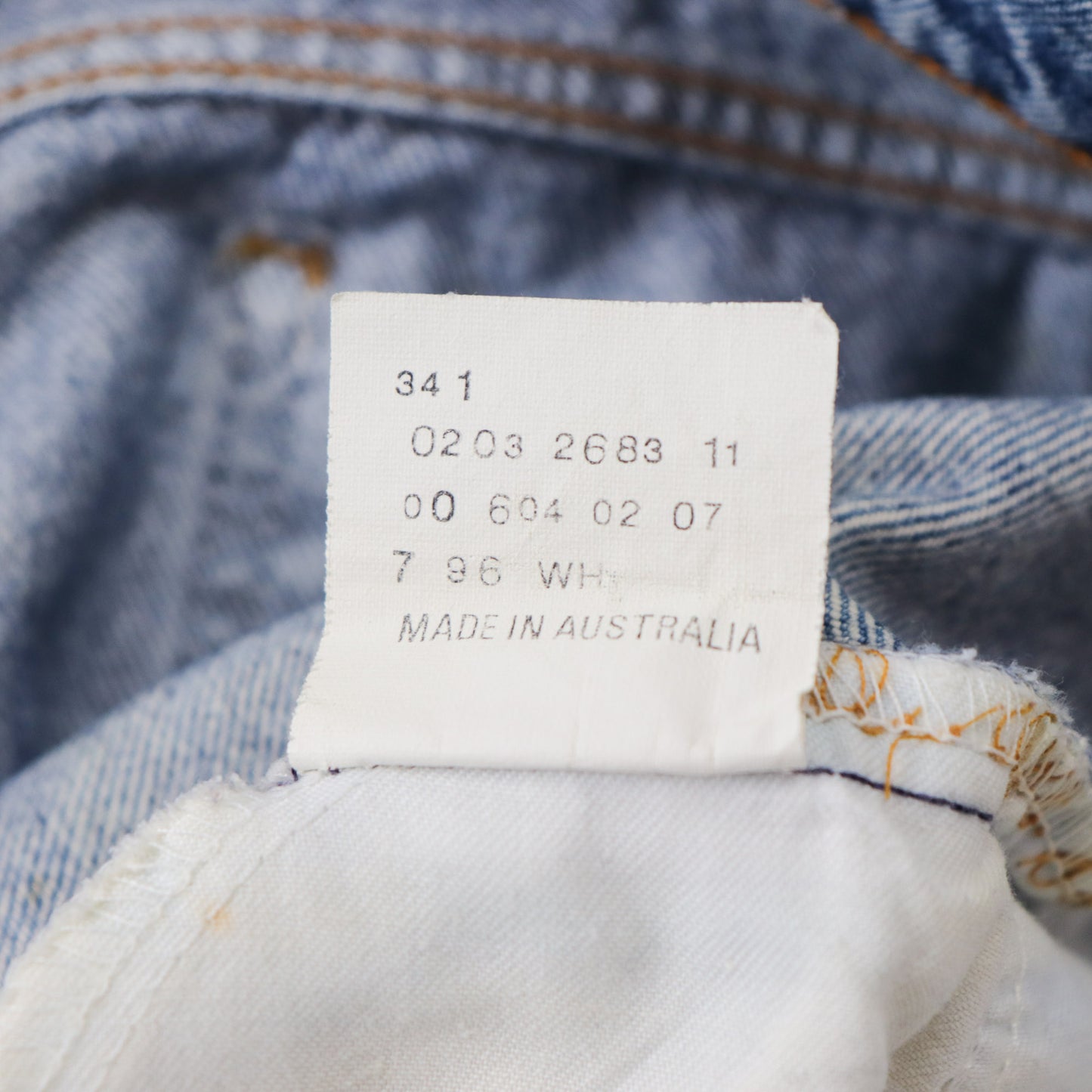 Vintage 80s Levi's 604 Orange Tab Jeans - 36x30