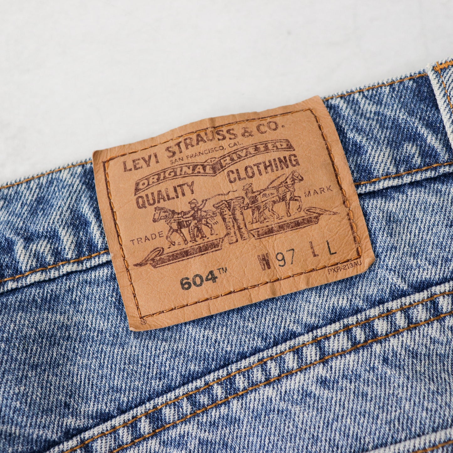 Vintage 80s Levi's 604 Orange Tab Jeans - 36x30