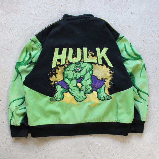 Vintage 90's Incredible Hulk NASCAR Racing Jacket - S