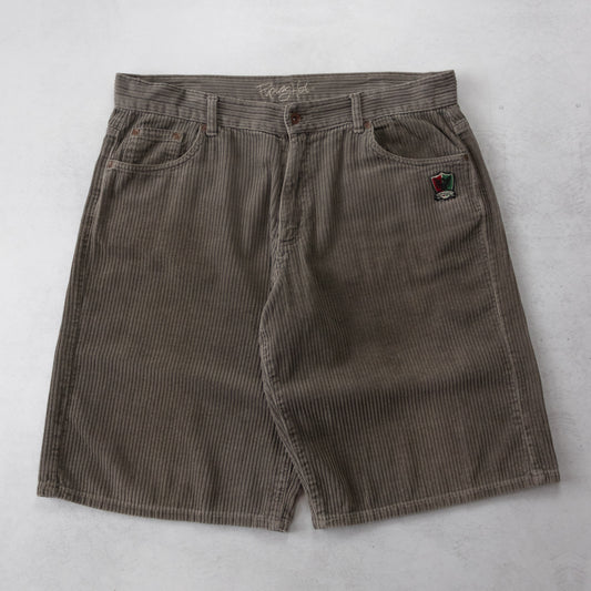 Vintage 90s Piping Hot Corduroy Shorts - 36