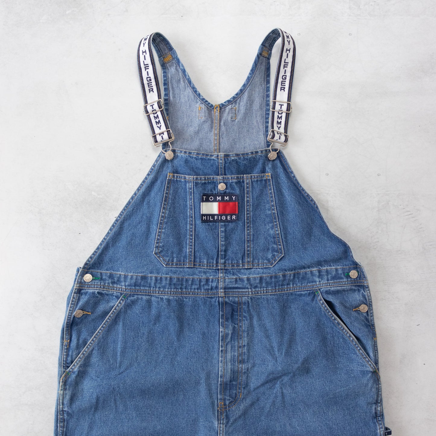 Vintage 90s Tommy Hilfiger Denim Overalls - XL