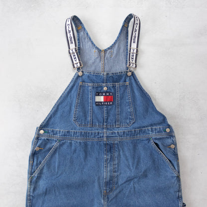 Vintage 90s Tommy Hilfiger Denim Overalls - XL