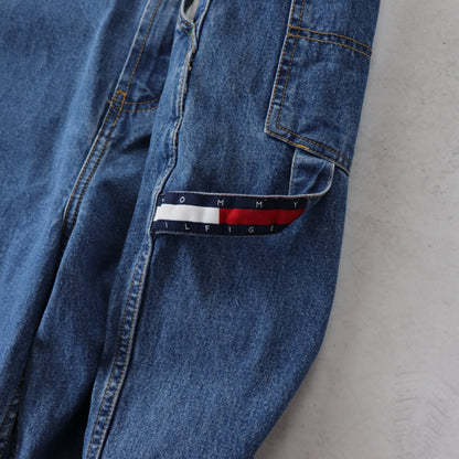 Vintage 90s Tommy Hilfiger Denim Overalls - XL