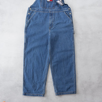 Vintage 90s Tommy Hilfiger Denim Overalls - XL