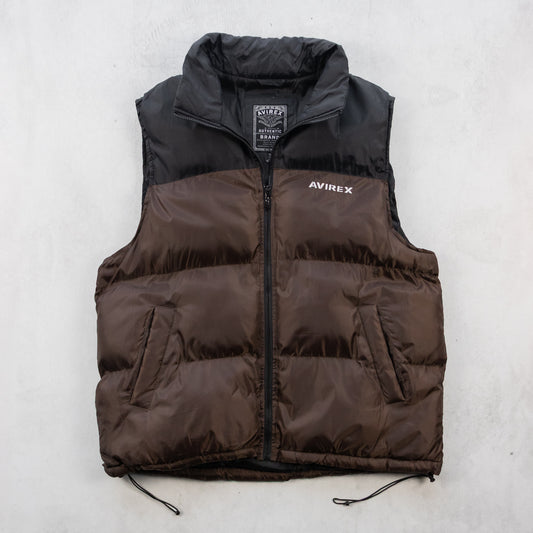 Vintage 2000s Avirex Puffer Vest - XL