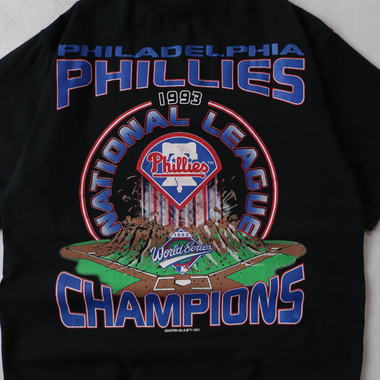Vintage 1993 Philadelphia Phillies MLB Champions Tee - S