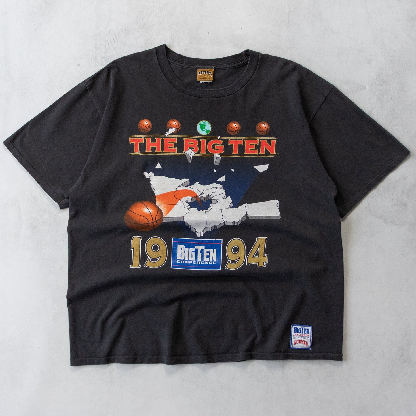 Vintage 1994 NCAA Basketball Big Ten Tee - XL
