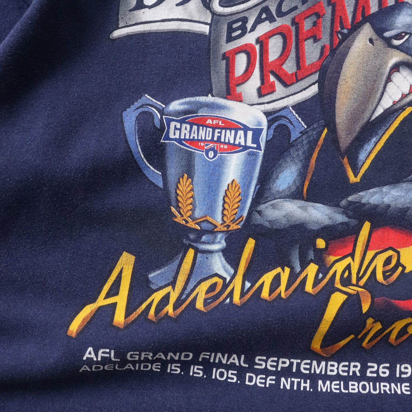 Adelaide Crows AFL Premiers Tee - 1998 (XL)