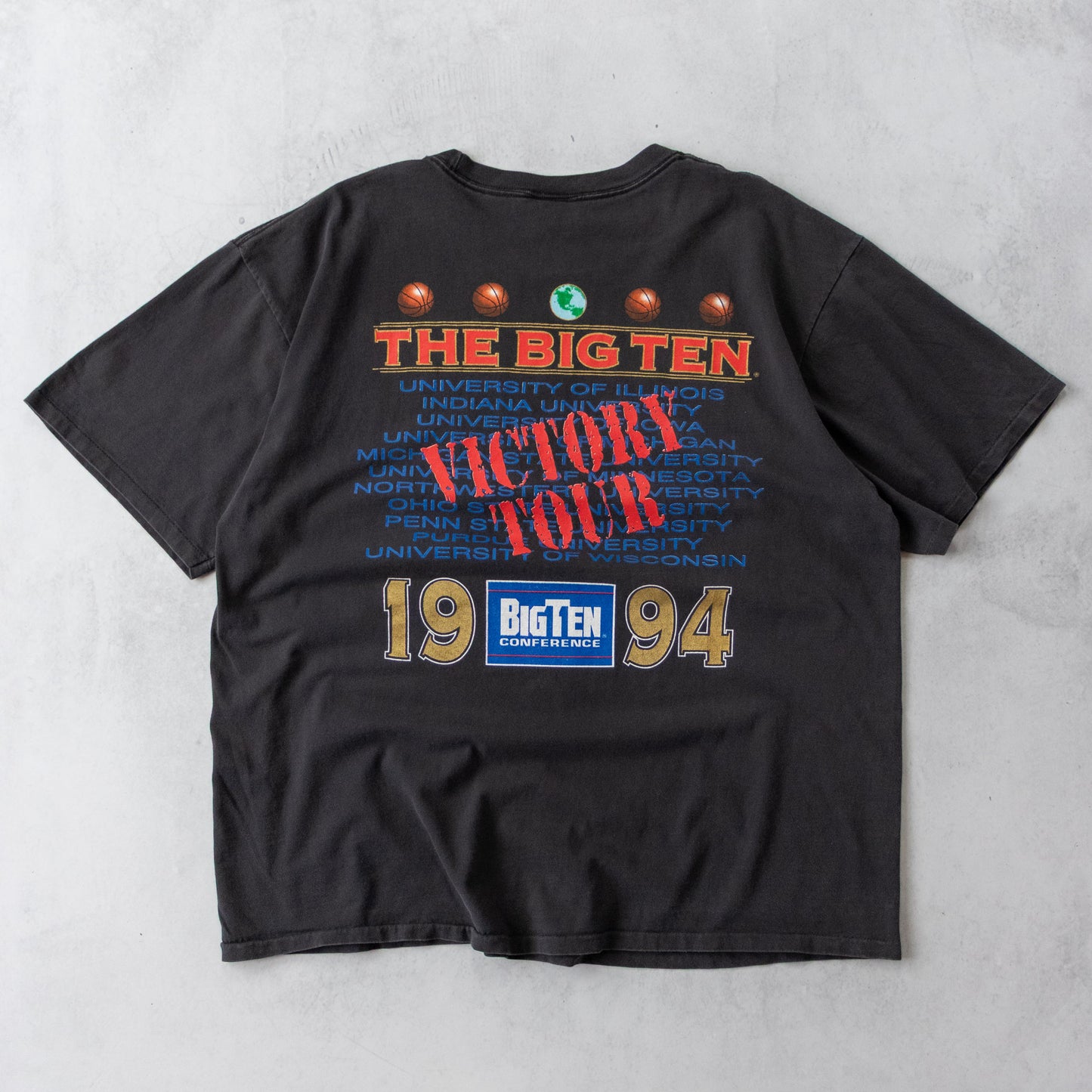 Vintage 1994 NCAA Basketball Big Ten Tee - XL