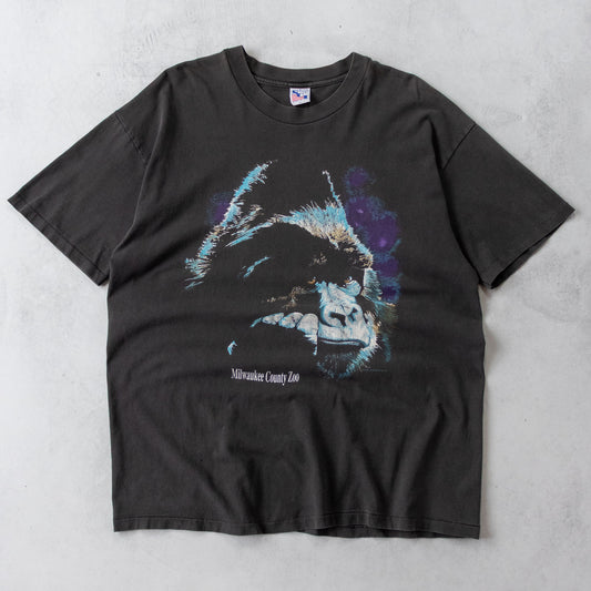 Vintage 90s Silverback Gorilla Harambe Tee - XL