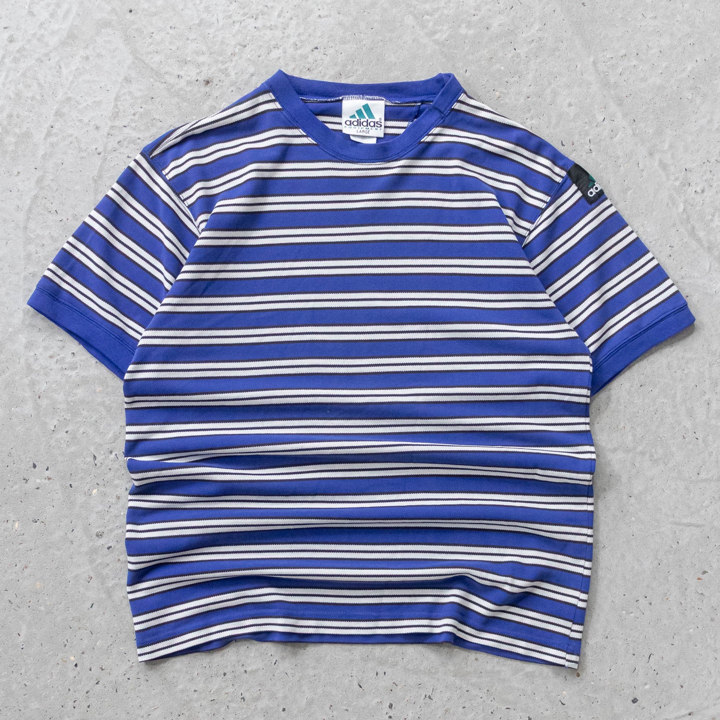 Adidas Equipment Striped Tee - 90s (L)
