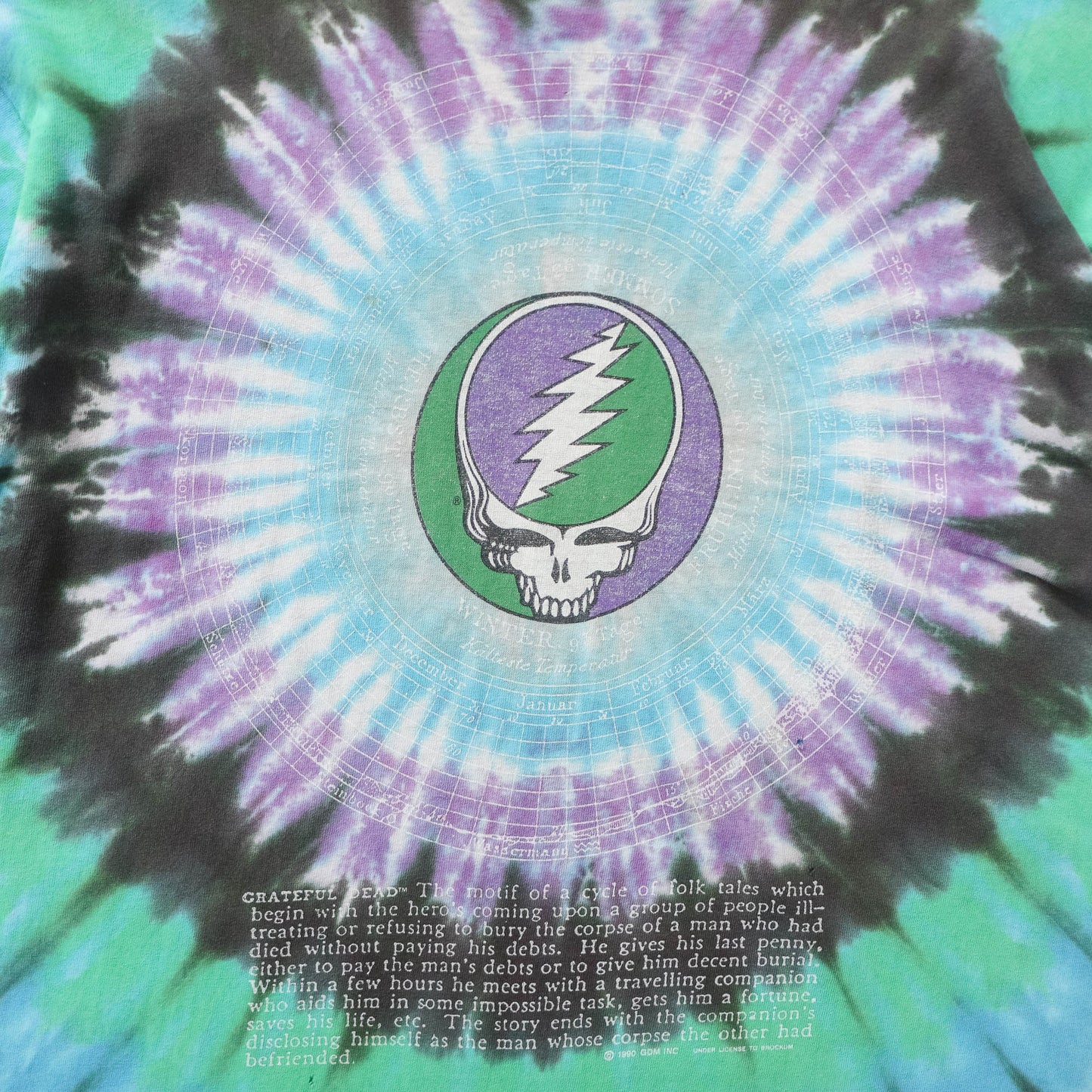 Grateful Dead 25th Anniversary Tee - 1990 (XL)