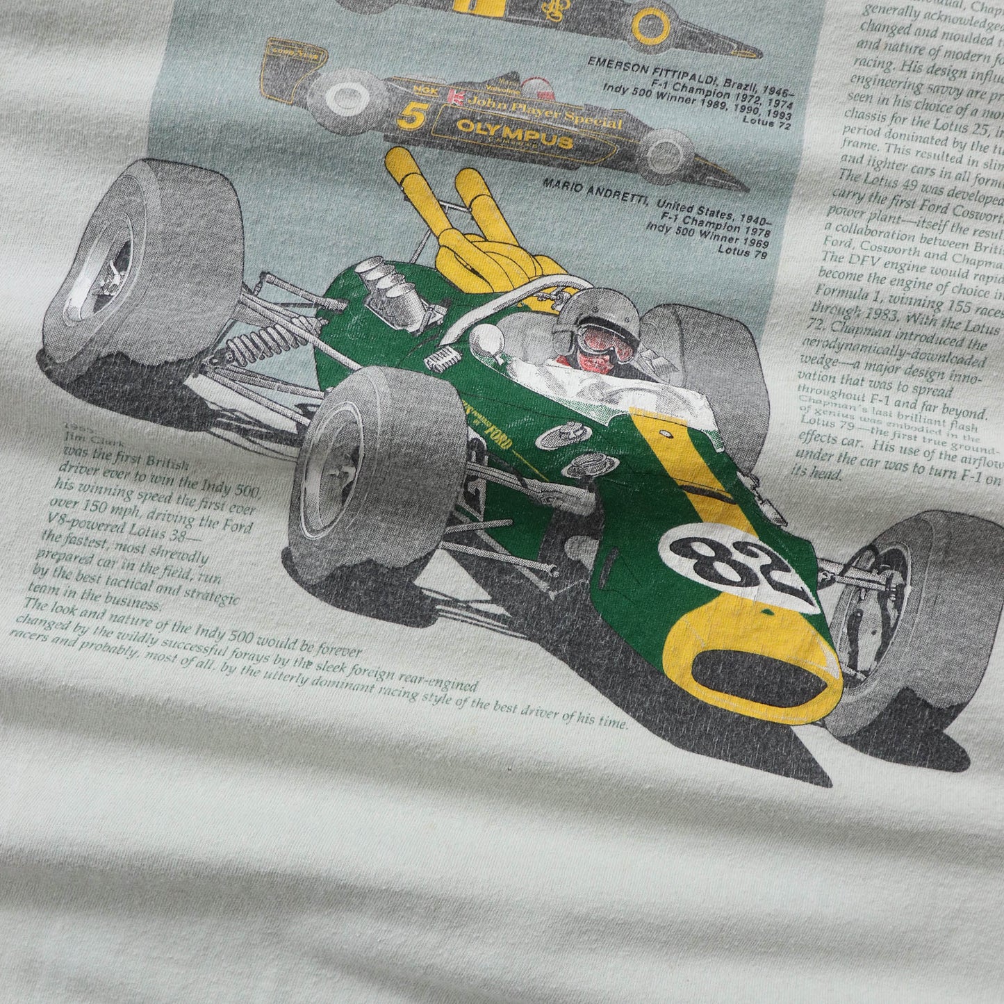 Team Lotus Formula 1 Racing Tee - 90s (L)