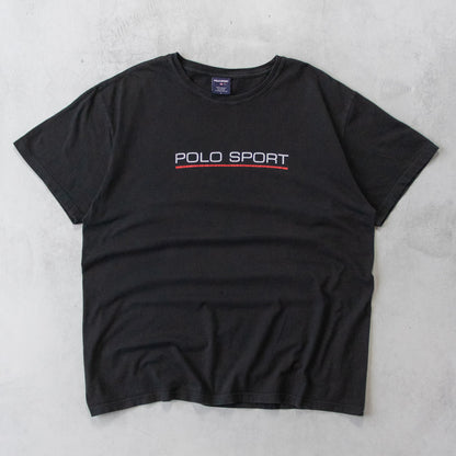 Vintage 90s Polo Sport Ralph Lauren Spellout Tee - L