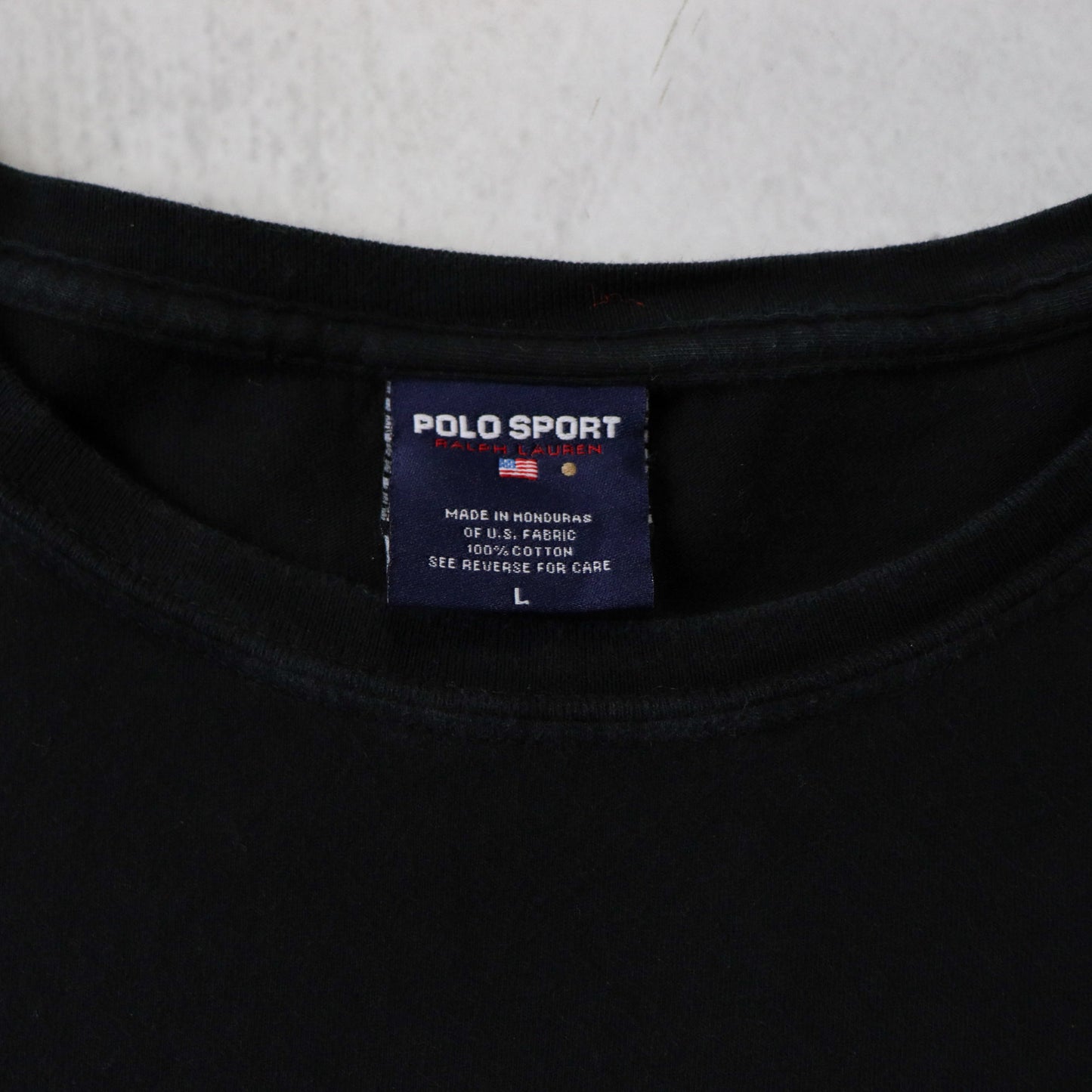 Vintage 90s Polo Sport Ralph Lauren Spellout Tee - L