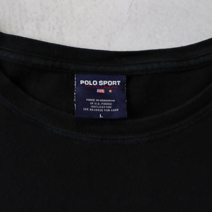 Vintage 90s Polo Sport Ralph Lauren Spellout Tee - L